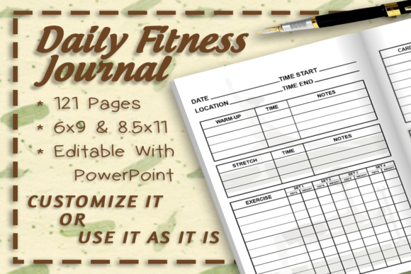 Download Daily Fitness Journal Interior - Fitness journal Collection