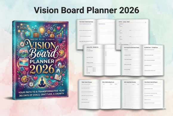 Download 🌟Vision Board Planner 2026📖✨ - Planner Collection