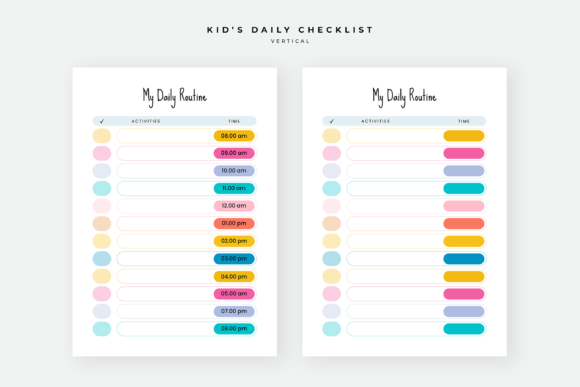Download Daily Checklist Chore Chart for Kids - Premium Bundle