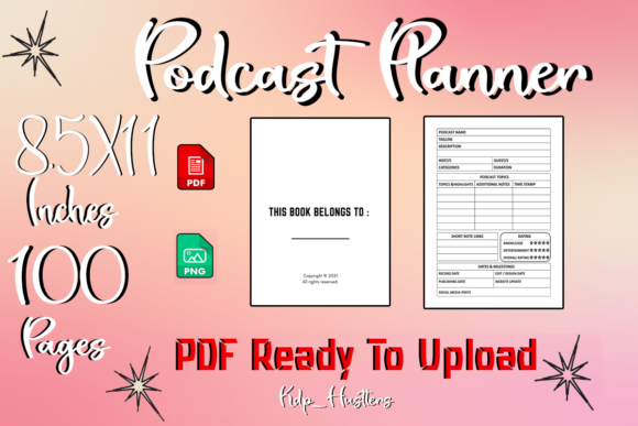 Download Podcast Planner Diary Unique Interior - Planner Collection