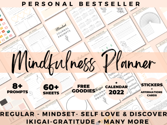 Download Mindfulness Printable Planner &amp; Journal - Planner Collection