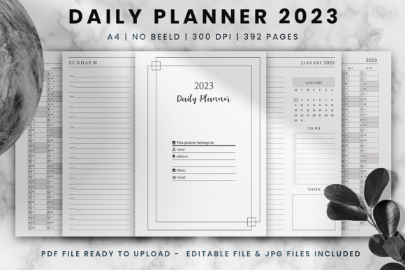 Download Daily Planner 2023 - One Day Per Page - Planner Collection
