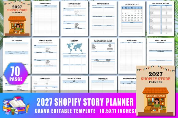 Download 2027 Shopify Store Planner - Planner Collection