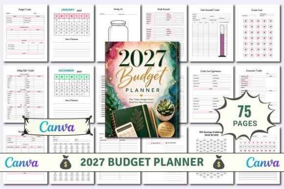 Download 2027 Budget Planner KDP - Planner Collection