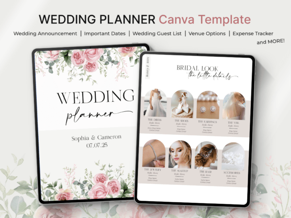 Download Ultimate Wedding Planner Canva - Planner Collection
