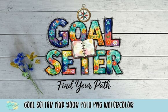 Download Goal Setter Find Your Path PNG Watercolor - Premium Resources