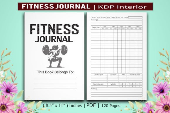 Download Fitness Journal Workout Log Book - Fitness journal Collection