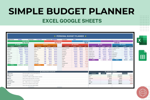 Download Budget Planner Excel Google Sheet - Planner Collection