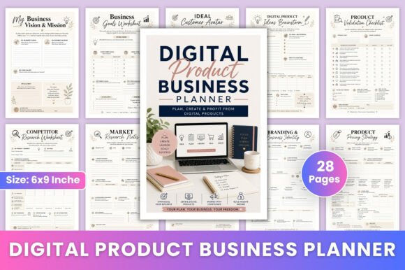 Download Digital Product Business Planner - Planner Collection