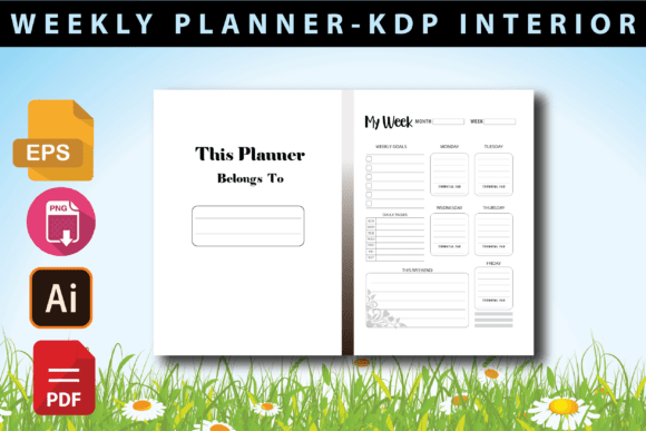 Download Weekly Planner Journal for Kdp Publisher - Planner Collection