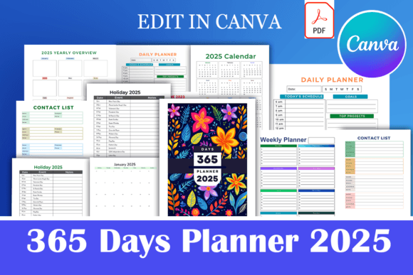 Download 365 Days Planner 2025 - Planner Collection
