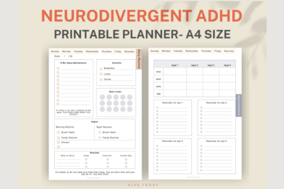 Download ADHD Planner Adult - Planner Collection
