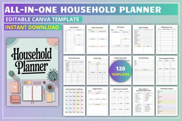 Download All-in-One Household Planner - Planner Collection