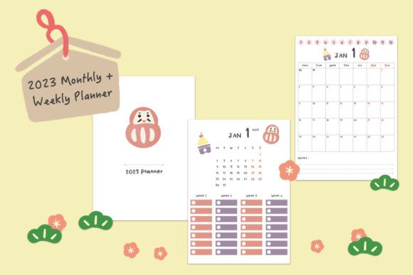 Download 2023 Monthly &amp; Weekly Planner - Planner Collection