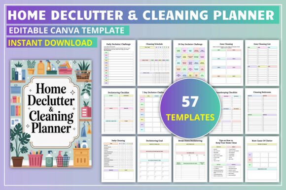 Download Home Declutter &amp; Cleaning Planner - Declutter Collection