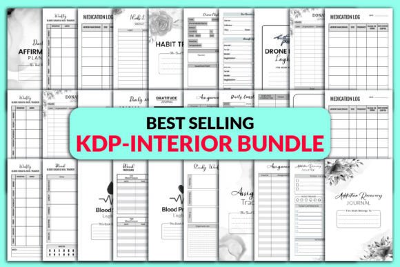 Download Best Selling Planner KDP-Interior Bundle - Planner Collection