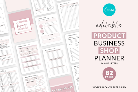 Download Business Planner Templates Canva - Planner Collection