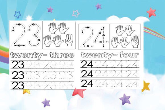 Download Children Number Tracing Pages 21 &amp; 22 Gr - Children Collection
