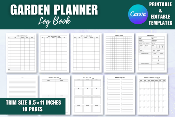 Download Garden Planner and Log Book - Planner Collection