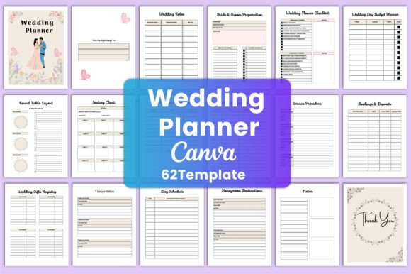 Download Wedding Planner Canva Interior - Planner Collection