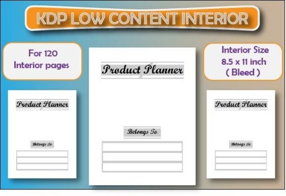 Download Product Planner Low Content Interior - Planner Collection