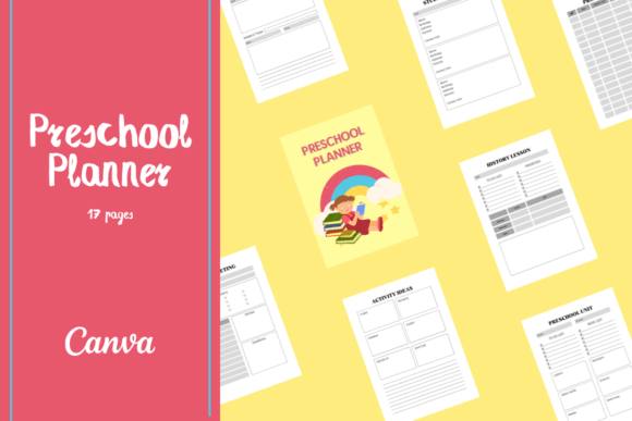 Download Preschool Planner | Homeschool Canva - Planner Collection