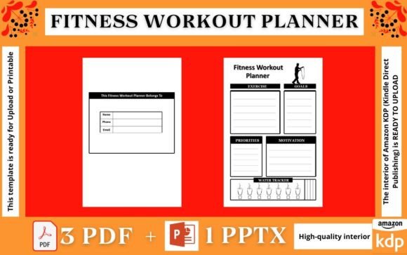 Download FITNESS WORKOUT PLANNER - Planner Collection