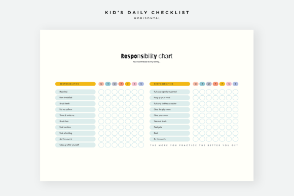 Download Daily Checklist | School Checklist - Premium Resources