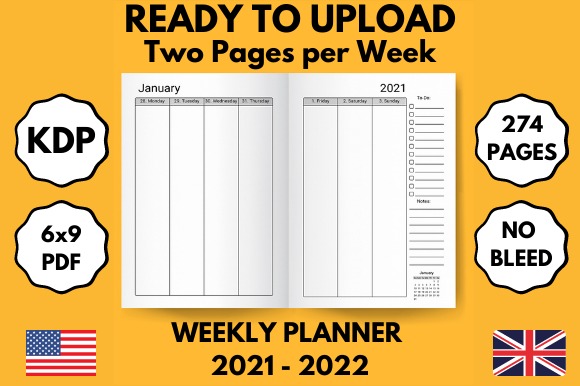 Download 2021-2022 - Two Years Planner - 6x9 - Planner Collection